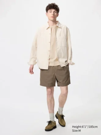Heren Shorts van linnenmix | 5″