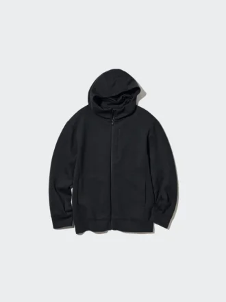 Heren Stretch Dry Sweat Longsleeves met doorlopende rits