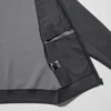 Heren Stretch Dry Sweat Longsleeves met doorlopende rits
