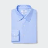 Heren Super Non-Iron Jersey Slim Overhemd | Regular kraag