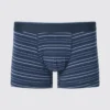 Herenboxslip met lage taillehoogte | Gestreepte