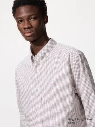 Herenoverhemd van broadcloth | Button-down | Geruit