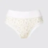 Hoge slip met hoge taillehoogte voor dames | Flower