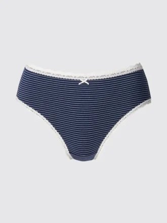 Hoge slip met hoge taillehoogte voor dames | Streep