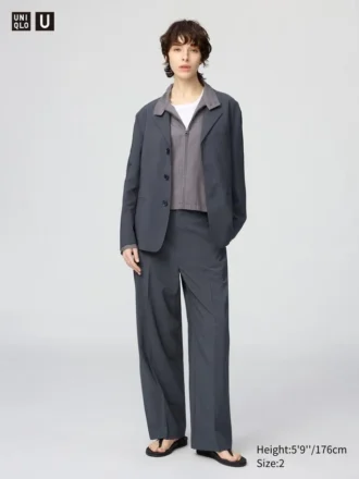 Hoge taille rechte broek voor dames