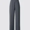 Hoge taille rechte broek voor dames