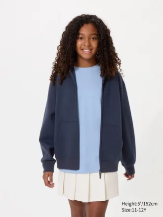 Hoodie met volledige ritssluiting voor kinderen