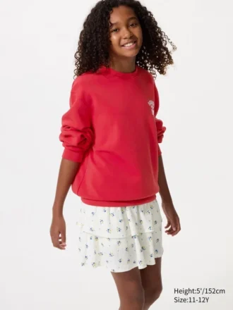 Jersey broekrok voor kinderen | Bloemen