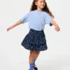Jersey broekrok voor kinderen | Bloemen
