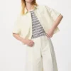 Jersey geplooide lange Shorts voor dames