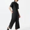 Jumpsuit van linnenmix voor dames