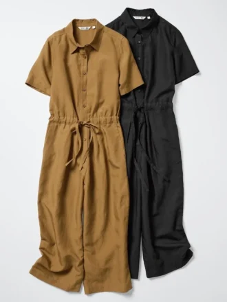 Jumpsuit van linnenmix voor dames