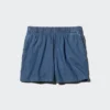 Katoenen Easy Shorts voor dames | Denim