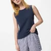 Katoenen Easy Shorts voor dames | Streep