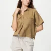 Katoenen Easy Shorts voor dames | Streep