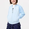 Kids AIRism UV-beschermende Hoodie met doorlopende rits