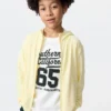 Kids AIRism UV-beschermende Hoodie met doorlopende rits