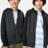 Kids AIRism UV-beschermende Hoodie met doorlopende rits