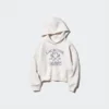 Kids Dry Sweat Cropped Hoodie met print