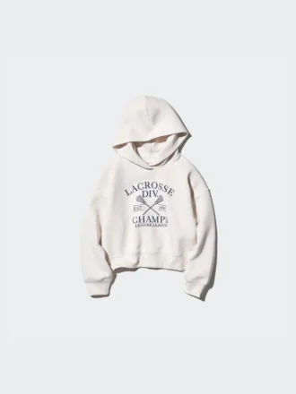 Kids Dry Sweat Cropped Hoodie met print