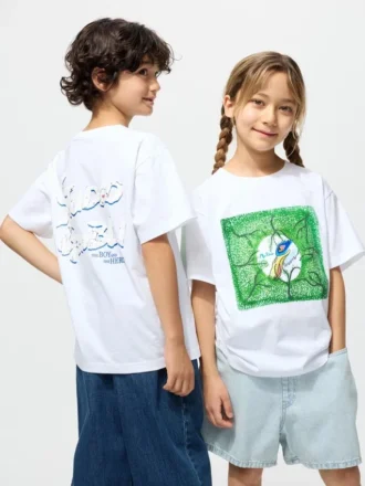 Kids Studio Ghibli UT T-shirt met print | The Boy and the Heron
