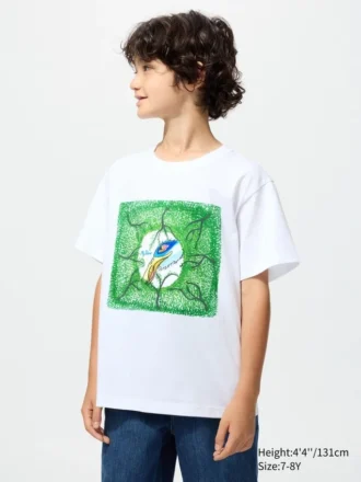 Kids Studio Ghibli UT T-shirt met print | The Boy and the Heron