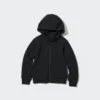 Kids Ultra Stretch Dry Sweat Longsleeves Hoodie met doorlopende rits