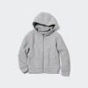 Kids Ultra Stretch Dry Sweat Longsleeves Hoodie met doorlopende rits