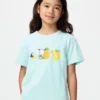 Kinder-T-shirt met Sanrio-figuren en opdruk