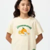 Kinder-T-shirt met Sanrio-figuren en opdruk