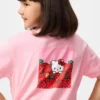 Kinder-T-shirt met Sanrio-figuren en opdruk