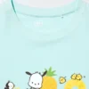 Kinder-T-shirt met Sanrio-figuren en opdruk