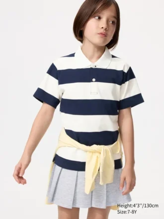Kinderen Dry Pique gestreept Poloshirt