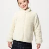 Kinderjas met volledige ritssluiting van pluizig fleece