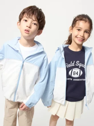 Kinderparka’s met UV-bescherming die in de zak past | Color Block