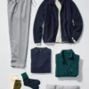 Unisex fleecejas met doorlopende rits