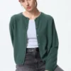 Kort kasjmier vestje voor dames