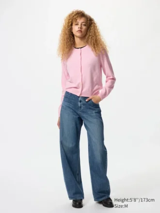 Kort kasjmier vestje voor dames