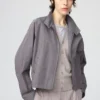 Korte blouson van katoenmix voor dames