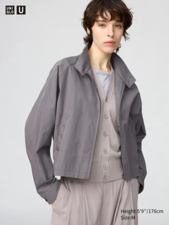 Korte blouson van katoenmix voor dames