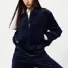 Korte corduroy jas voor dames