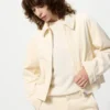 Korte corduroy jas voor dames