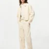Korte corduroy jas voor dames