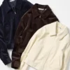 Korte corduroy jas voor dames