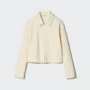 Korte corduroy jas voor dames