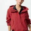 Korte parka van katoenmix voor dames
