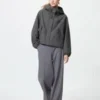 Korte parka van katoenmix voor dames