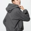 Korte parka van katoenmix voor dames