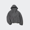 Korte parka van katoenmix voor dames