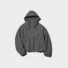 Korte parka van katoenmix voor dames